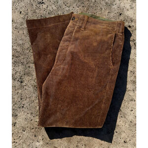 RRL Ralph Lauren Double RL Corduroy Pants Brown 36x32 Button Fly Workwear
